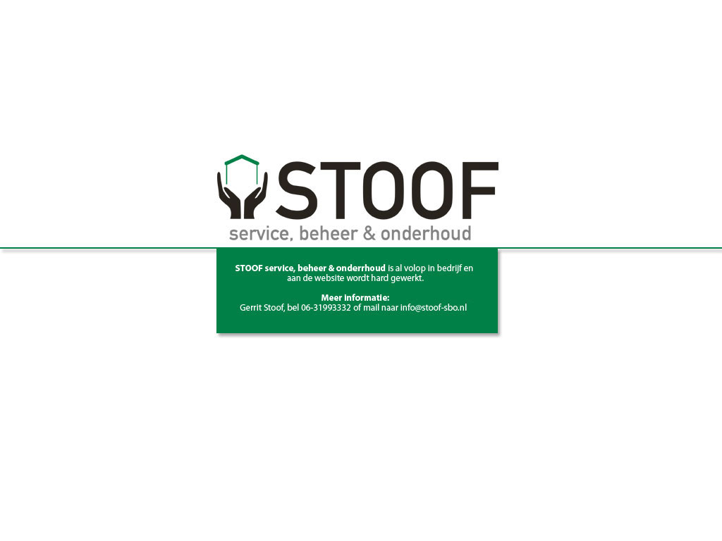 Stoof, Service Beheer en Onderhoud